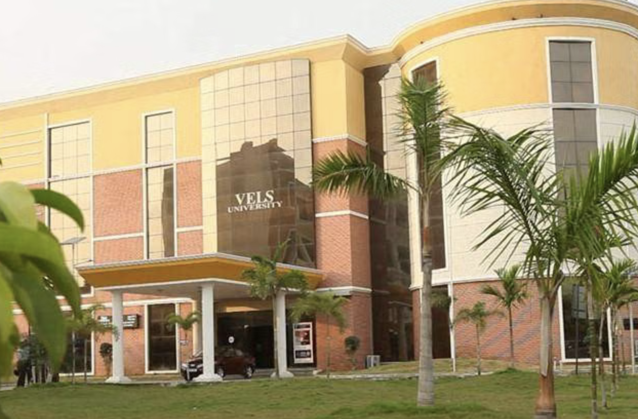 VELS University campus building