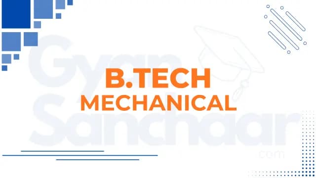 BTech Mechanical cover image