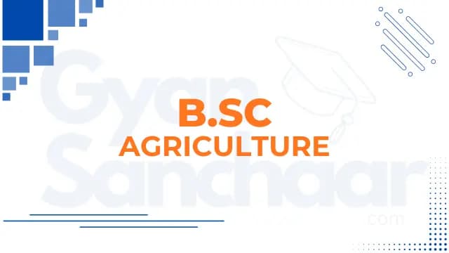 BSc Agriculture cover image