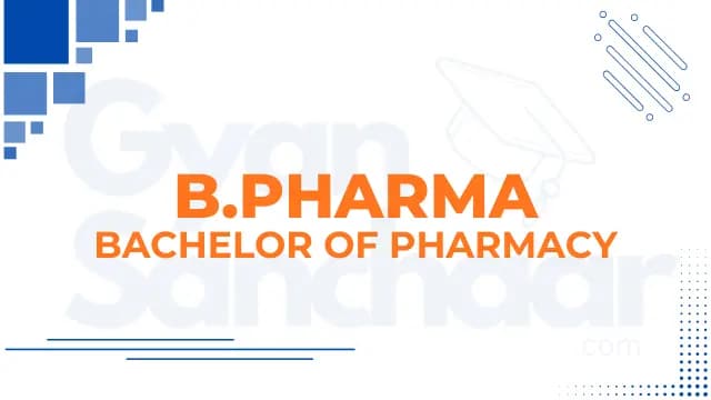 Bachelor of Pharmacy cover image