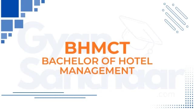 Bachelor of Hotel Management (BHMCT) cover image