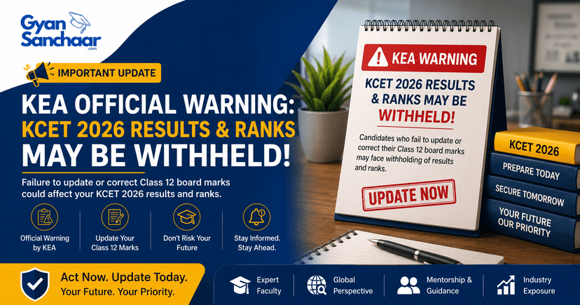 KEA Warns KCET 2026 Results May Be Withheld Without Marks Update